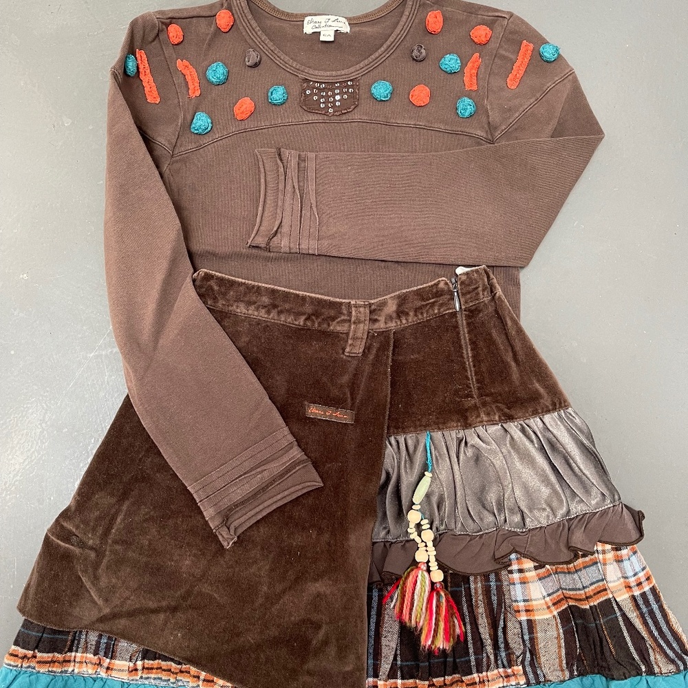 Eliane et Lena top and skirt